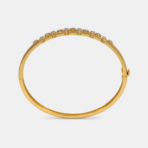 Brazalete escalonado con diamantes cultivados en laboratorio - Product Image 2