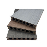 Planchers de terrasse en composite pour l'extérieur, résistants aux UV, creux, co-extrudés, designs colorés