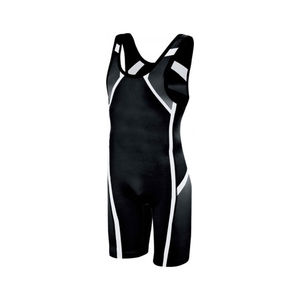 Custom Sublimation <b>Men's</b> Wrestling Singlet Professional High Stretch Spandex Lycrae Athletic <b>Bodysuit</b> Weightlifting Training Wea - Product Image 1