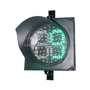 200mm 歩行者用信号機 赤緑色 カウントダウンタイマー付き 2桁 2色 スマート横断歩道 スマート交通信号 - Product Image 5