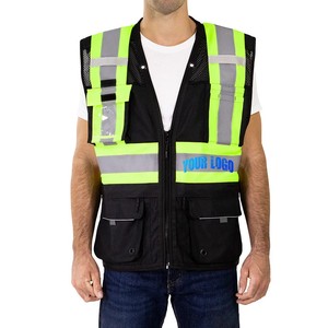 Gilet de sécurité réfléchissant personnalisé pour les travailleurs du bâtiment, de l'exploitation minière et de l'ingénierie - Product Image 3
