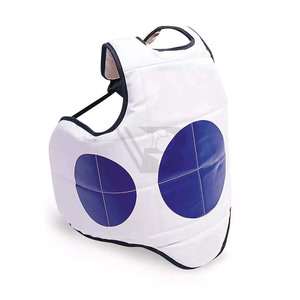 Protège-poitrine de boxe professionnel avec logo personnalisé, équipement d'entraînement d'arts martiaux, antidérapant, respirant, en cuir de haute qualité - Product Image 2
