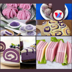 Meilleures ventes : Farine de patate douce violette séchée écologique, poudre de patate douce violette déshydratée pour la décoration de gâteaux, texture lisse, 1000g - Product Image 3