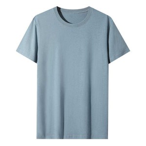 Camiseta de Algodón Lisa Esencial para Hombre, Transpirable, Suave, Ligera, Cómoda, Informal, para Usar en Verano - Product Image 2