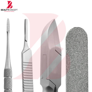 5 Pieces Podiatry Instruments Chiropodist Kit Nails Toes Nipper Probe And <b>Files</b> Foot Care Pedicure Tools Sets - Product Image 2