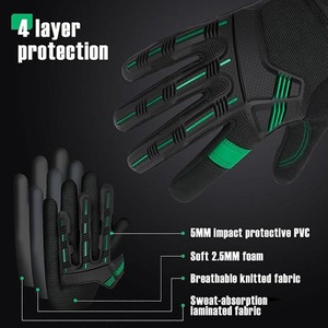 Guantes de Seguridad CI-TSG-107 de Best Captain Industry, Antideslizantes, de Dedo Completo, Impermeables, con Protección UV, de Cuero, para Invierno, Unisex, para Exteriores - Product Image 3