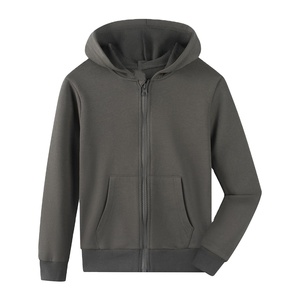 Nouveauté : sweats à capuche personnalisés avec fermeture éclair, 100% coton, respirant, coupe-vent, sweats à capuche unisexes pour l'hiver - Product Image 1