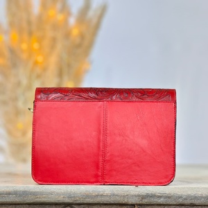Nouveau sac à bandoulière pour femme en cuir de vachette véritable de haute qualité, rouge, fait main, best-seller, sac à main de luxe de créateur - Product Image 3