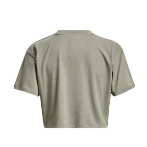 T-shirts courts vintage pour femmes, 100 % coton, respirants, pour la gym, avec logo personnalisé, pour le yoga et l'entraînement, vente en gros - Product Image 3