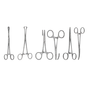 Ensemble d'instruments de chirurgie majeure de 108 pièces, kit chirurgical de base, pinces, ciseaux, porte-aiguilles en acier inoxydable réutilisables, qualité allemande - Product Image 5