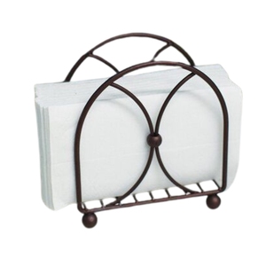 Minimalist Design Flower Shaped <b>Matte</b> Black Powder Coated Finished Iron Napkin Holder For Dining <b>Table</b> Storage For Hotel Decor - Product Image 6