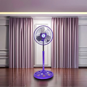 Ventilateur sur pied électrique de 10 pouces, circulateur d'air, commande mécanique, hauteur réglable, construction métallique - Product Image 6