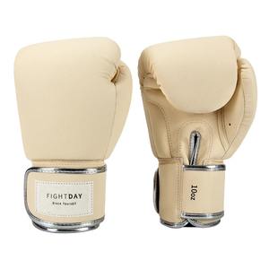 Gants de boxe MMA en cuir à motif litchi avec logo personnalisé, professionnels pour l'entraînement de Muay Thai et de Sanda, pour hommes et femmes - Product Image 1