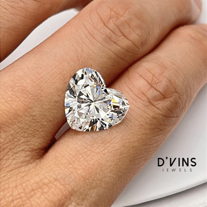 เพชร D'vins Jewels IGI แบบเม็ดเดี่ยว CVD ขนาดใหญ่ 10.86 กะรัต สี D ความสะอาด VS1 รูปทรงหัวใจ เพชรเพาะเลี้ยงในห้องปฏิบัติการ - Product Image 3