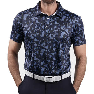 Polos de sublimation pour hommes, personnalisés, à manches courtes, col classique, imprimés sur toute la surface, respirants, idéaux pour les tenues d'équipe - Product Image 3