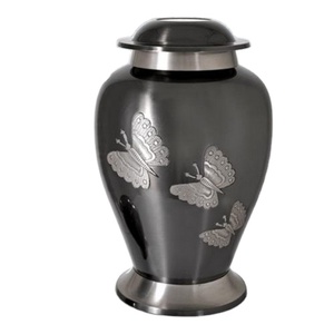 Venta caliente estilo europeo hecho a mano latón cremación urna directa Europa acabado colorido adulto Memorial para cenizas humanas Metal - Product Image 1