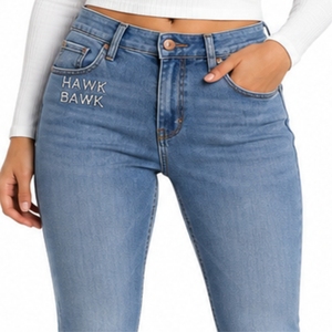 Women Flared <b>Denim</b> Jeans Premium <b>Stretch</b> Flared Stylish Comfortable Durable Premium Metal Button And Zipper Closure Wear - Product Image 4