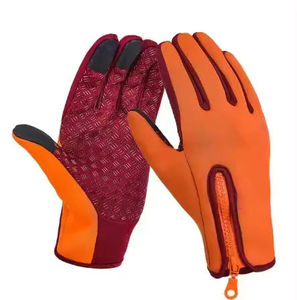 Breathable <b>Bike</b> Gloves Full <b>Finger</b> Pad Cycling Gloves Touchscreen Reflective Mountain Biking Bicycle Gloves Wholesale Price - Product Image 2