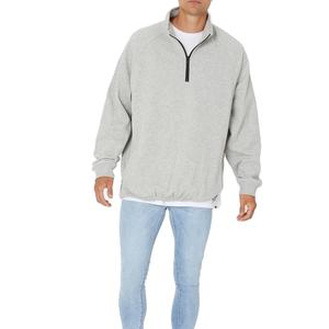 Sweat à capuche unisexe de couleur noire, 6 couleurs, vêtement épais, large, fermeture éclair complète, en coton peigné, 100% gsm, de haute qualité - Product Image 3