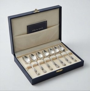 Cuillère en acier inoxydable avec long manche, design minimaliste plaqué argent, compatible lave-vaisselle, cuillère à thé - Product Image 6