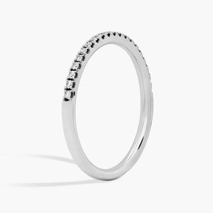 Anillo de Compromiso con Diamantes Cultivados en Laboratorio, Oro Rosa de 14K, Baño de Rodio, Banda Delgada Apilable, Certificado IGI, Aniversario de Bodas de Lujo - Product Image 4