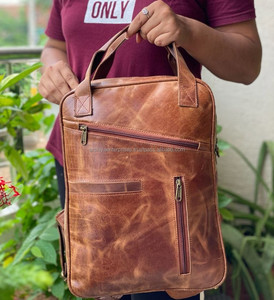 Nouvelle vente chaude en cuir véritable femmes sac à dos sac à main mode cuir de vachette concepteur polyvalent Convertible cartable sacs à dos - Product Image 4