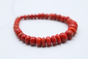 Natural Italian <b>Red</b> Coral Smooth Tube Beads Loose Gemstone Jewelry Making Supplies Wholesale - Product Image 3