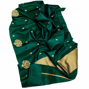 Sarees de Seda Brocada Premium con Ricos Diseños Tejidos, Prendas Tradicionales Elegantes para Exportación al por Mayor y Suministro para Boutiques - Product Image 1