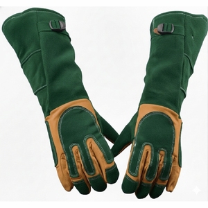 Heavy Duty Heat Resistant Welding <b>Gloves</b> Leather Safety <b>Gloves</b> for Welding Cutting and Grinding - Product Image 3