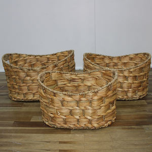 Artex Dong Thap Paniers de rangement tissés en jacinthe d'eau faits à la main Coffrets cadeaux pour la décoration et l'organisation de la maison - Product Image 2