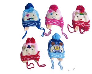 Landfond Accessoire Hiver Femmes Chapeau Haut Jacquard Dinosaure Design Nouveau Style 100% Laine Casual Tricoté Chapeau - Product Image 6