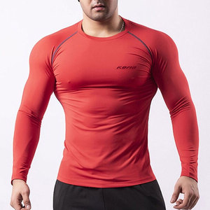 เสื้อคอมเพรสชั่นผู้ชาย Power Fit น้ำหนักเบา สำหรับออกกำลังกาย ฟิตเนส แห้งเร็ว เสื้อผ้าสำหรับใส่ทุกวัน เสื้อคอมเพรสชั่นผู้ชาย - Product Image 1