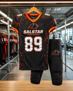 Camisetas de Fútbol Americano Personalizadas SALSTAR SPORTS, Impresión Digital, 100% Poliéster, 300g, Fusión sin Costuras, Transpirables, Unisex, Manga Corta - Product Image 5