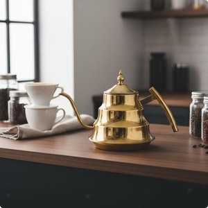 ฝาปิดหม้อชา กาแฟ สแตนเลส ปลอดภัยต่อสิ่งแวดล้อม สำหรับร้านอาหาร กาต้มน้ำ เครื่องดื่ม ดีไซน์ทันสมัย ขัดเงา เหมาะสำหรับโรงแรม - Product Image 4