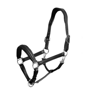 ZUMA ENTERPRISES - Cabestro para Caballo de Cuero Genuino Marrón, Ajustable, Acolchado, con Herrajes de Latón Sólido, Accesorios para Montar y Entrenar - Product Image 2