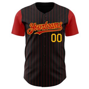Professional Custom Team Name Pinstripe Baseball Uniform Jersey 100% <b>Polyester</b> Heat-Transfer Printed Breathable Short Summer - Product Image 6