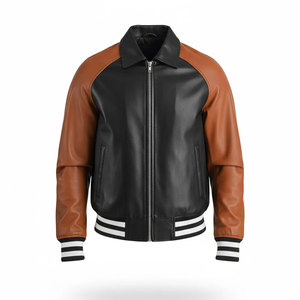 Premium Fashion <b>Leather</b> Baseball <b>Jacket</b> Soft Comfort <b>Leather</b> Baseball <b>Jacket</b> Stylish Wear <b>Leather</b> Baseball <b>Jacket</b> - Product Image 1