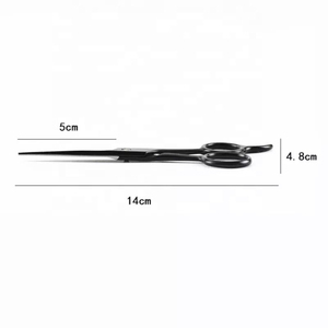 High Quality Barber Sharp Edge Bevel <b>Scissors</b> with Fixed Screw Professional Salon Razor Hair Cutting Shears - Product Image 4