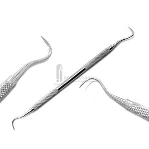 Raspador Dental Profesional de Alta Calidad FJI-6023 H6/H7 de Acero Inoxidable, Punta Fina y Afilada para Periodoncia, Agarre Ergonómico - Product Image 1
