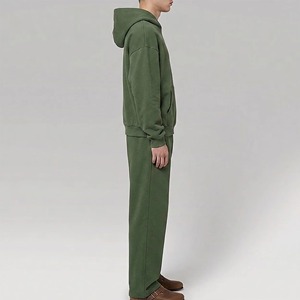 Ensemble de survêtement personnalisé pour homme, veste à capuche et pantalon, léger, athleisure, jogging, OEM, streetwear, vêtements de sport - Product Image 6