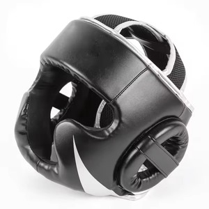 Protège-tête de kickboxing en PVC personnalisé avec logo, haute qualité, durable, respirant, écologique, service OEM, casque de protection du visage - Product Image 6