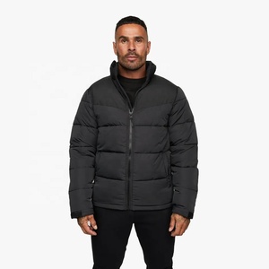 Blouson universitaire en cuir enduit imprimé sur mesure, coupe-vent, à capuche, fermeture à bouton unique, décontracté, isolé, tissé, pour l'hiver - Product Image 1