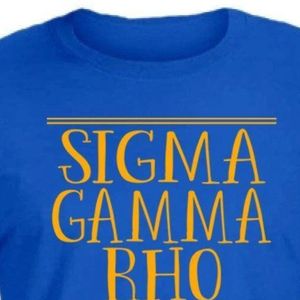 T-shirt à manches longues personnalisé Blue Sigma Gamma Rho pour femme, col rond, lettres de sororité grecque, vêtement décontracté pour le campus, personnalisable - Product Image 6