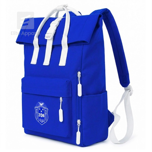 กระเป๋าเป้สะพายหลัง Zeta Phi Beta Sorority แบบสั่งทำพิเศษ ปักโลโก้ สไตล์ลำลอง ความจุขนาดใหญ่ สำหรับสาวๆ บุด้วยโพลีเอสเตอร์ - Product Image 2