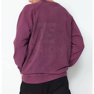 Casual Men Acid <b>Wash</b> Sweatshirt Round Neck Acid <b>Wash</b> Sweatshirt Soft Cotton Acid <b>Wash</b> Sweatshirt For Sale - Product Image 5