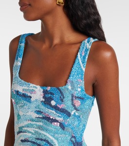 Robes de soirée / Robe de mariée longue de luxe, robe de bal avec broderie de sequins, motif fait main - Product Image 5