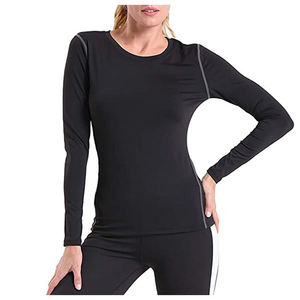 <b>Women</b> Gym Fitness Yoga Shirts <b>Women's</b> Sport Long Sleeve <b>Compression</b> T Shirts <b>Tops</b> Fitness Workout - Product Image 3