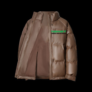 Premium Bright Finish Vinyl Puffer <b>Jacket</b> Men Wet Look Hip Hop Bubble Coat Warm Thick Quilted Streetwear Parka - Product Image 6