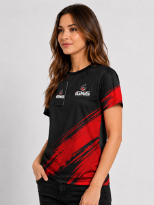 Camiseta de Algodón Elástica con Cuello Redondo para Mujer, Ligera, de Manga Corta, Informal y Moderna, para Uso Diario y Actividades al Aire Libre - Product Image 4