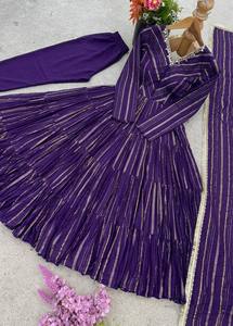 Launching New Design Trending Printed <b>Panelled</b> Gotta Patti Kurta with Pant& With Dupatta - Product Image 6